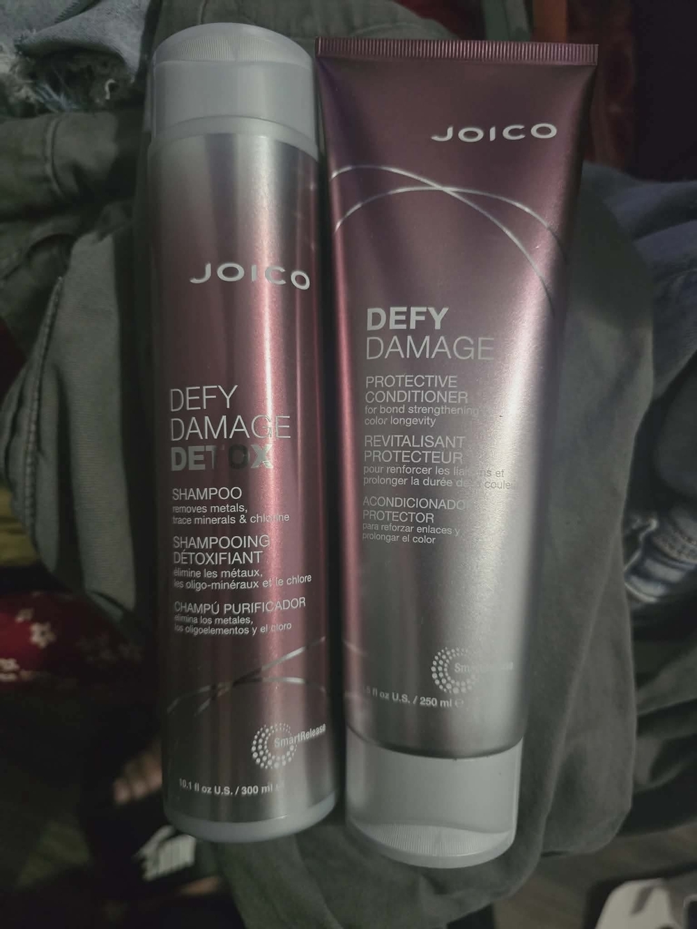 Joico Defy Damage Repair Duo Detox Shampoo + Conditioner Salon Set